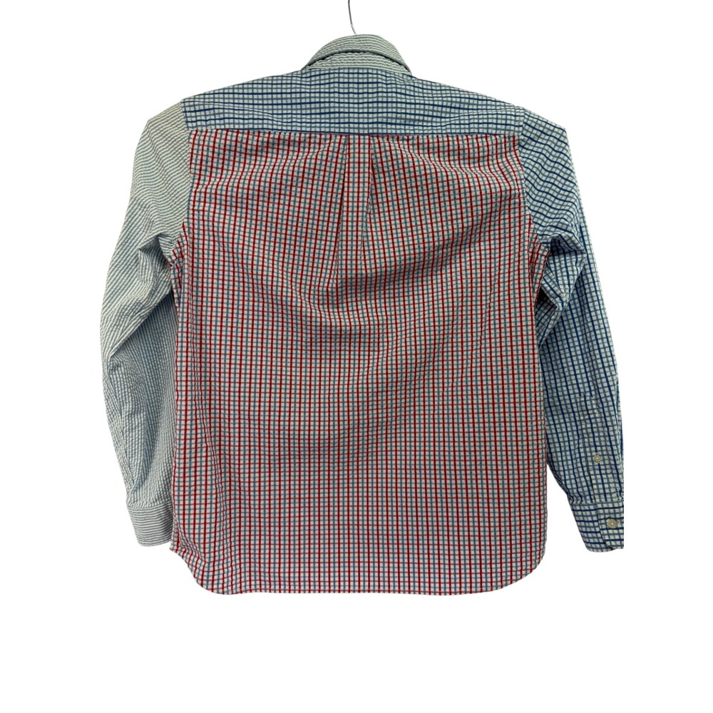 Vineyard Vines Seesucker Multicolor Mens Large Mixed Pattern B/D L/S Shirt (U8) - Picture 5 of 6